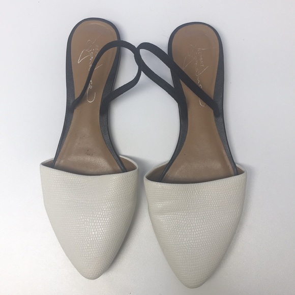 open heel flats